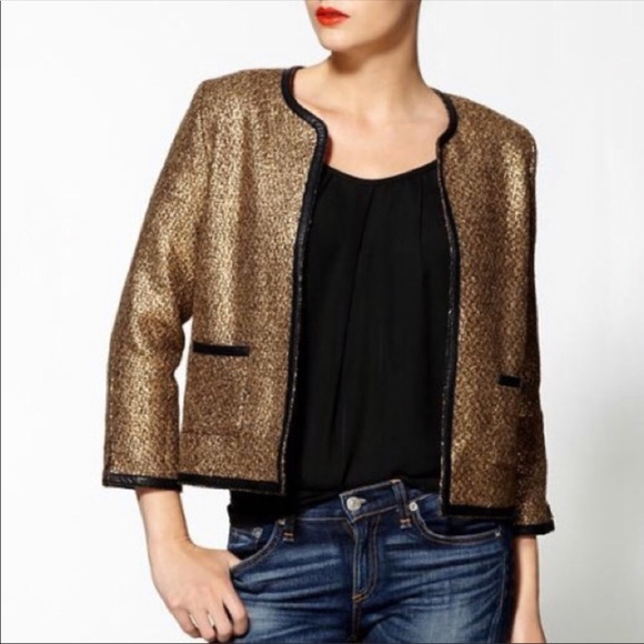 Aryn K Jackets & Blazers - nwot ARYN K Woven Open Jacket